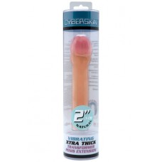Насадка-удлиннитель  Xtra Thick Transformer Penis Extension 2 с вибратором, телесная