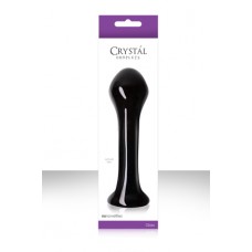 Анальный стимулятор Crystal - Droplets из стекла черный
