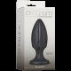 103-30 BX DJ / черная Пробка анальная The ROCKET с продольными канавками, 12см